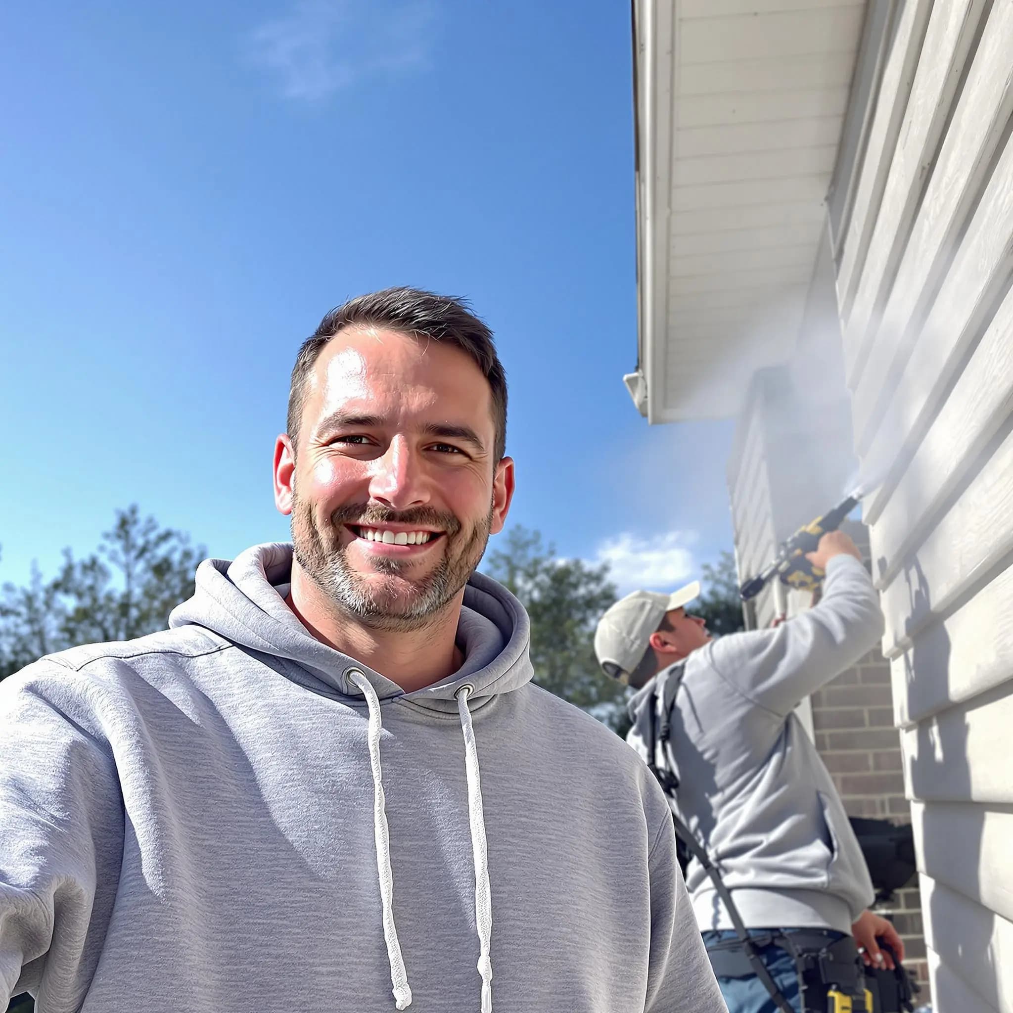 The Mentor Power Washing team.