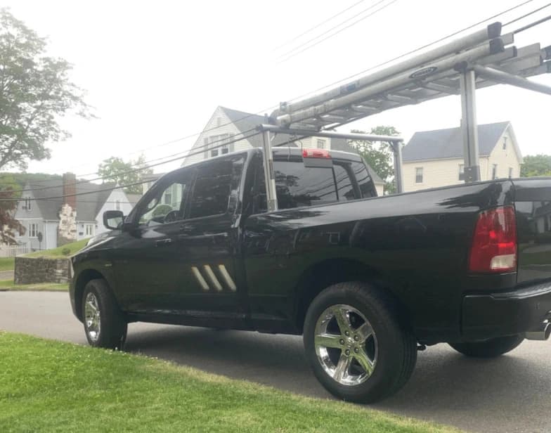 Fleet vehicle cleaning service being performed by Mentor Power Washing in Mentor